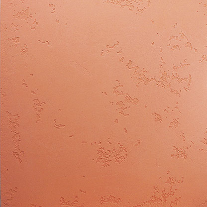 Travertino texture, hand-troweled Tobias Green plaster, shown in Terra